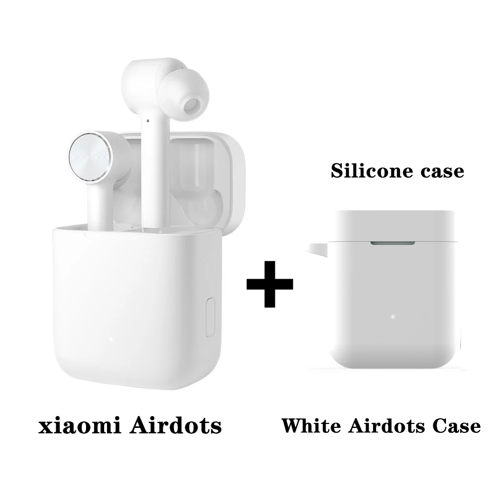 Xiaomi Air TWS Airdots Pro Наушники Bluetooth гарнитура истинная Беспроводная стерео ANC переключатель ENC Авто пауза кран управление спортивные наушники - Цвет: airdots white case