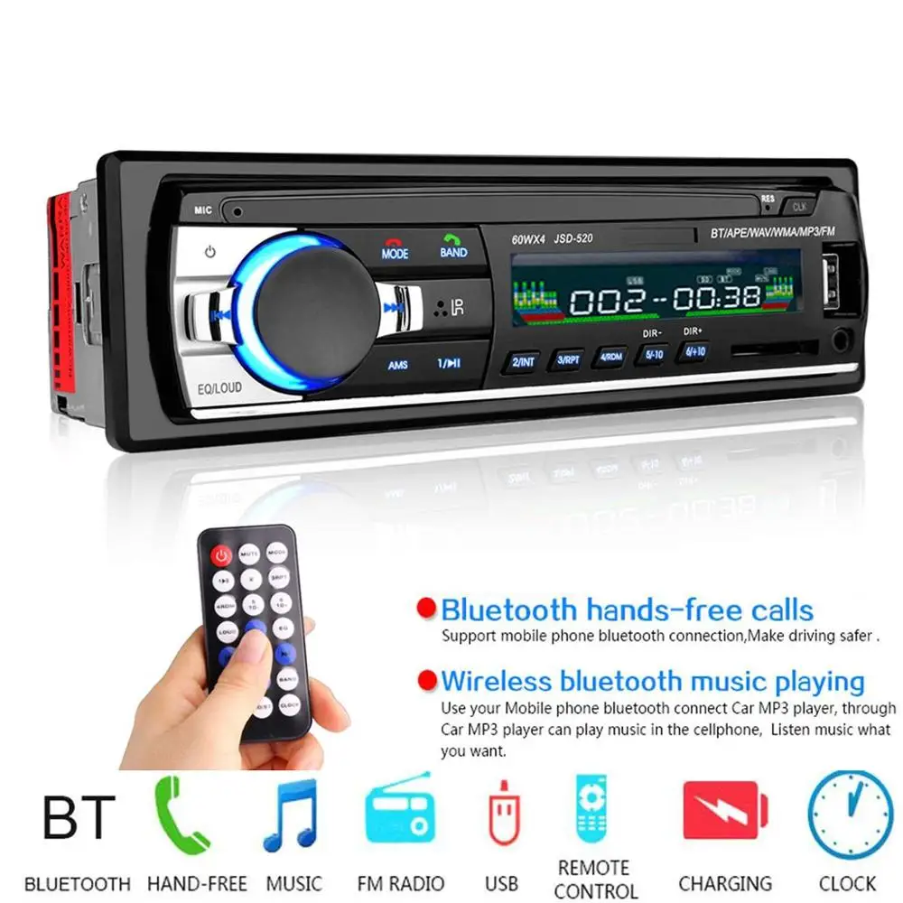 1 шт. Авто Android bluetooth автомобильный стерео Multimidia Mp3 плеер usb din радиоприемник