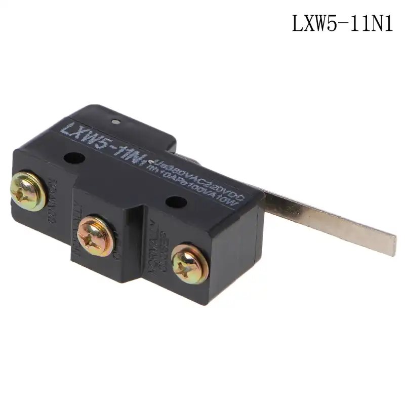 perno Roller brazo SPDT de disparo r/ápido micro interruptor de extremo largo BM-15-1C25 10 miniinterruptores de palanca SPDT con microinterruptores de palanca larga