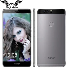 Original huawei honor v8 4g lte 5.7 pulgadas 4 gb ram 32g rom Teléfono móvil Android 6.0 Kirin 950 Octa Core Dual 12.0MP Trasero 3 cámara