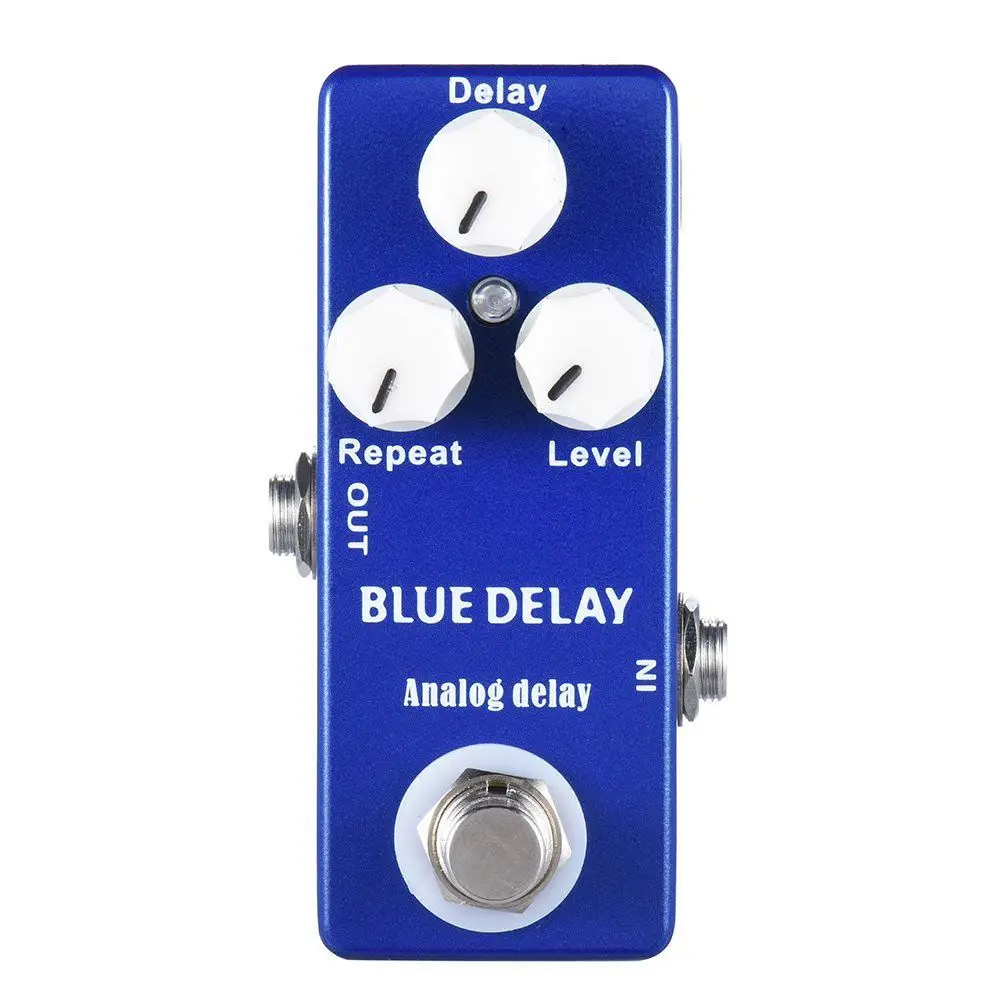 Горячая-Mosky Deep Blue Delay мини-гитарная педаль эффектов True Bypass