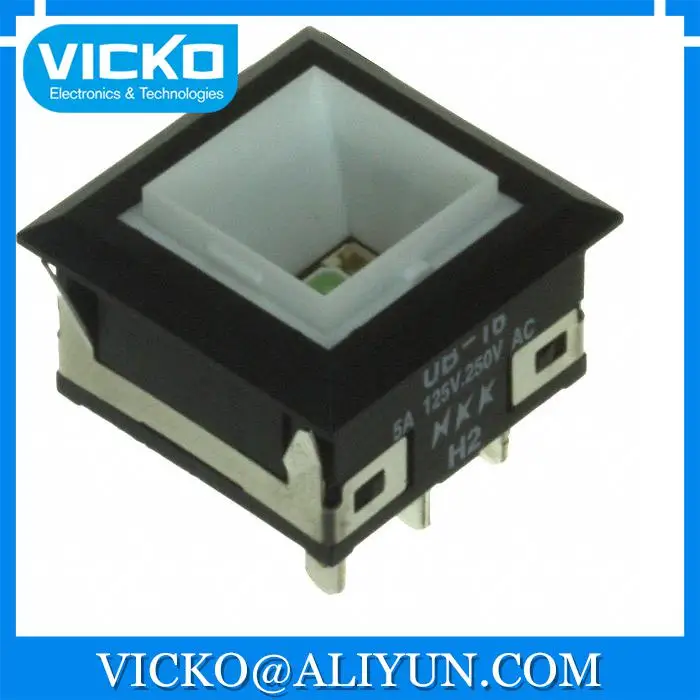 

[VK] UB16KKW016F SWITCH PUSHBUTTON SPDT 5A 125V SWITCH