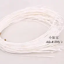 Хорошее качество белая, коричневая Крафтовая бирка в одежде, Висячие бирки шнур для одежды, натянутая бирка пломба 28 см