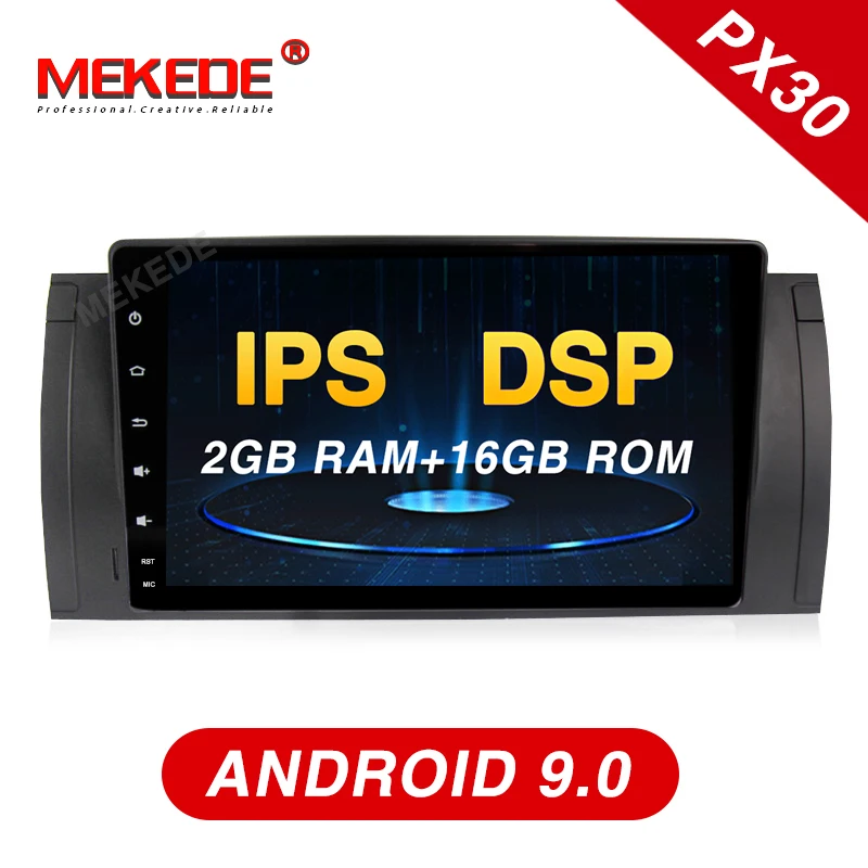 Автомобильный DVD плеер Mekede на базе Android 9 0 с gps для BMW/E39/X5/M5/E53 Navi аудио стерео