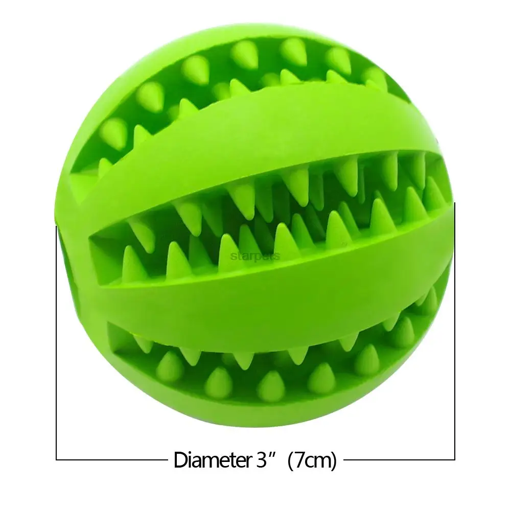 Мягкие резиновые собачьи игрушки Жевательные Шарики игрушки для укус собаки устойчивые чистки зубов игрушки собаки интерактивные шарики для обучение, игры жевания
