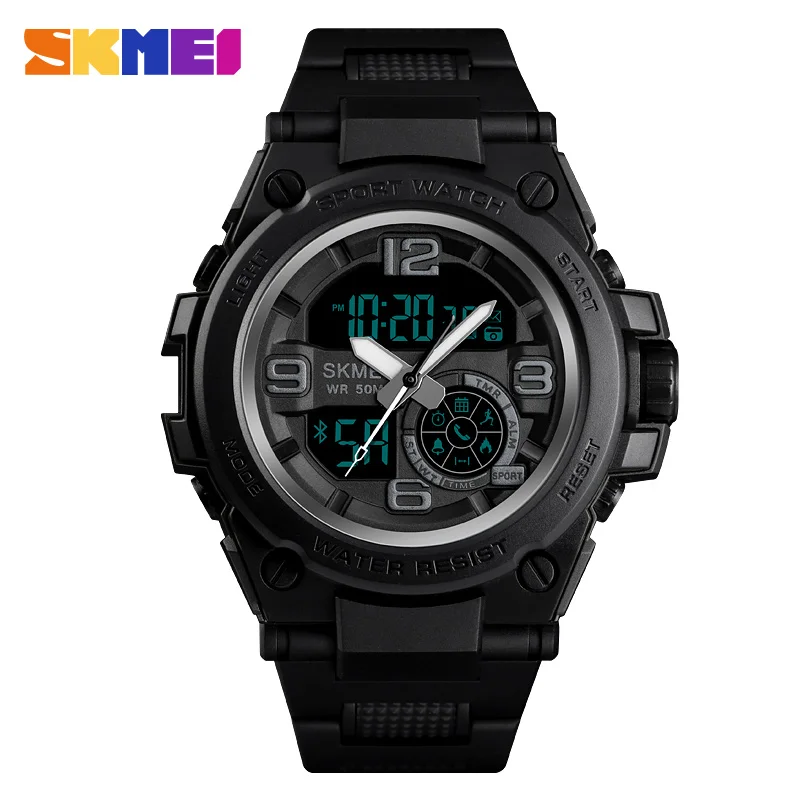 

SKMEI1517 Smart Pedometer Calorie Watch Men Sport Bluetooth Multifunction Digital Watches Goal Management Waterproof Clock reloj