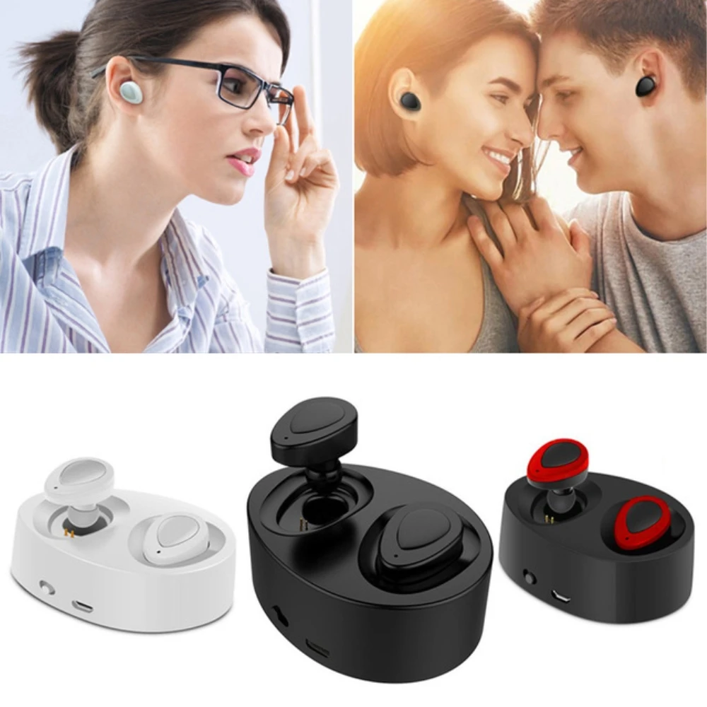 

K2 TWS bluetooth earphone in-ear bloototh Earbuds + charging box mini sport Earpiece wireless headset for iPhone Xiaomi Huawei