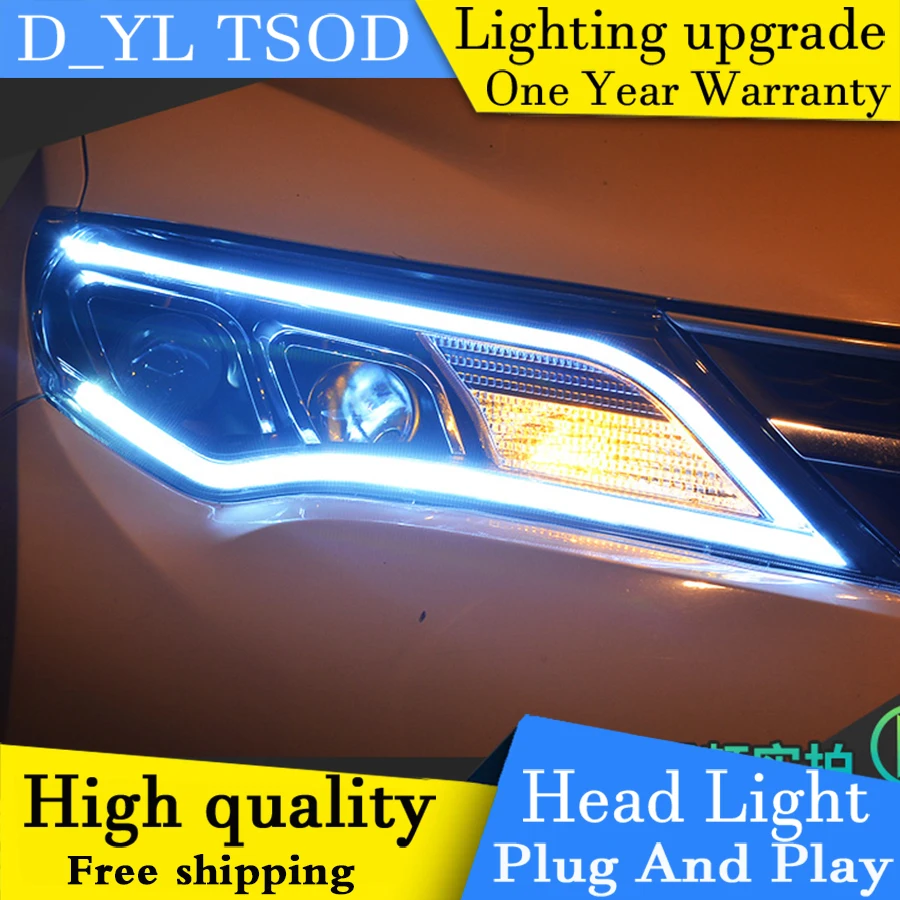 Car Styling Headlights For Toyota RAV4 2013 2015 LED Headlight for RAV4