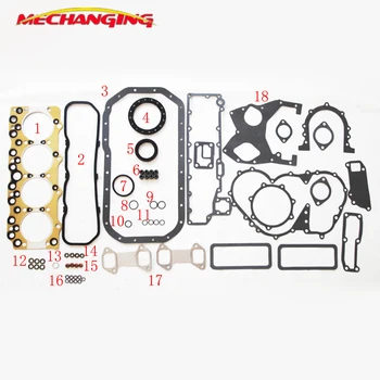 

For ISUZU ELF 250 / 350 4BD1 4BC2 DIESEL Engine Parts Overhaul Package Engine Rebuilding Kits Full Set Engine Gasket 587810-2163