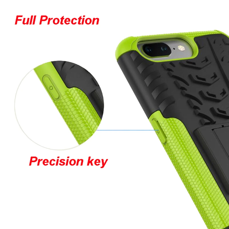 OnePlus 5 Case Tire Tough Rugged Dual Hybrid Hard Stand Duty Armor Phone Case For One Plus Five A5000 TPU+PC Fundas Capa w Stand (14)
