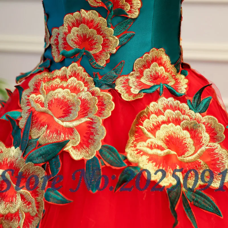 New Off The Shoulder Red Quinceanera Dresses Tulle With Appliques Masquerade Ball Gown Sweet 16 Dress Vestidos De 15 Anos