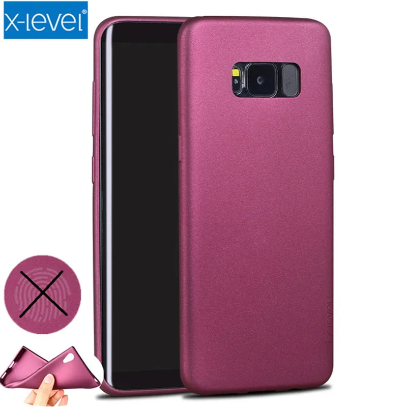 

S9 For Samsung S9 Case Samsung Note 8 X-Level Guardian Soft Matte TPU Phone Case for Samsung S8 S6 S7 edge Utral thin Back Cover