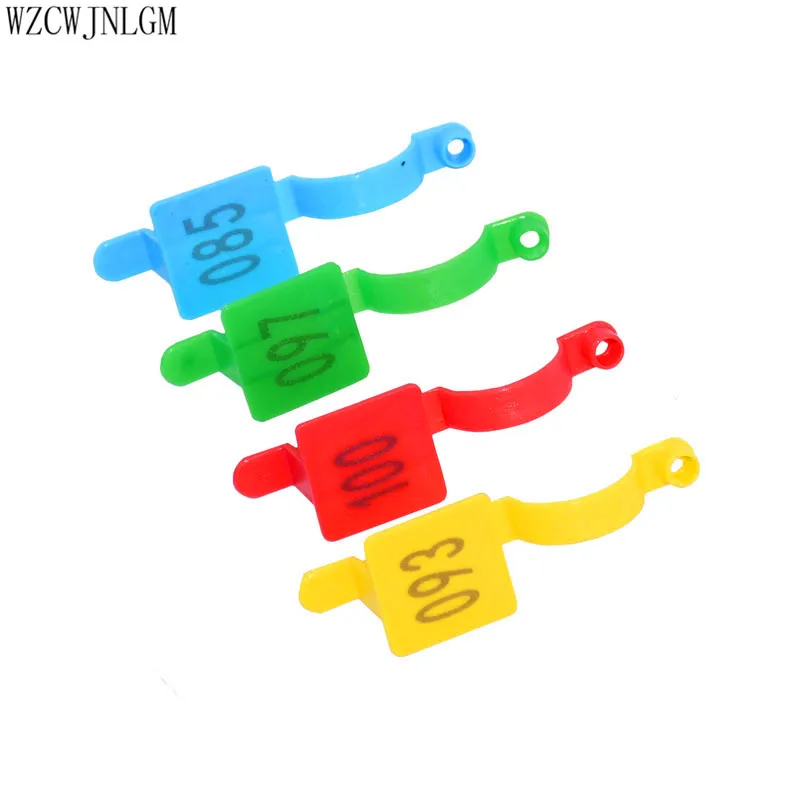 

1-1000 digital button chicken foot ring 20mm to 16mm duck foot ring goose foot ring custom number po: 100pcs