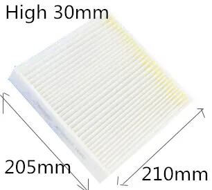 Free Shipment Cu Factory Outlet Oem Tgo W02 High Quality White Fiber Car Cabin Air Filter 210 5 30mm Filter Air Filter Irfilter Air Car Aliexpress