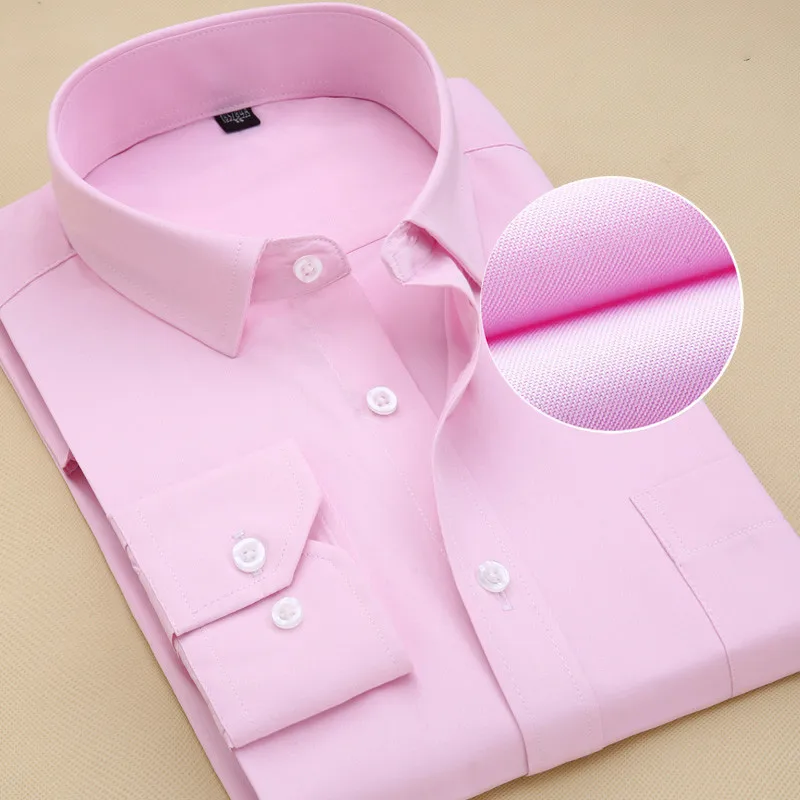 

Recommend 8xl twill /solid plain long sleeve business men dress shirts with pocket work plus size quality well fit male blouses