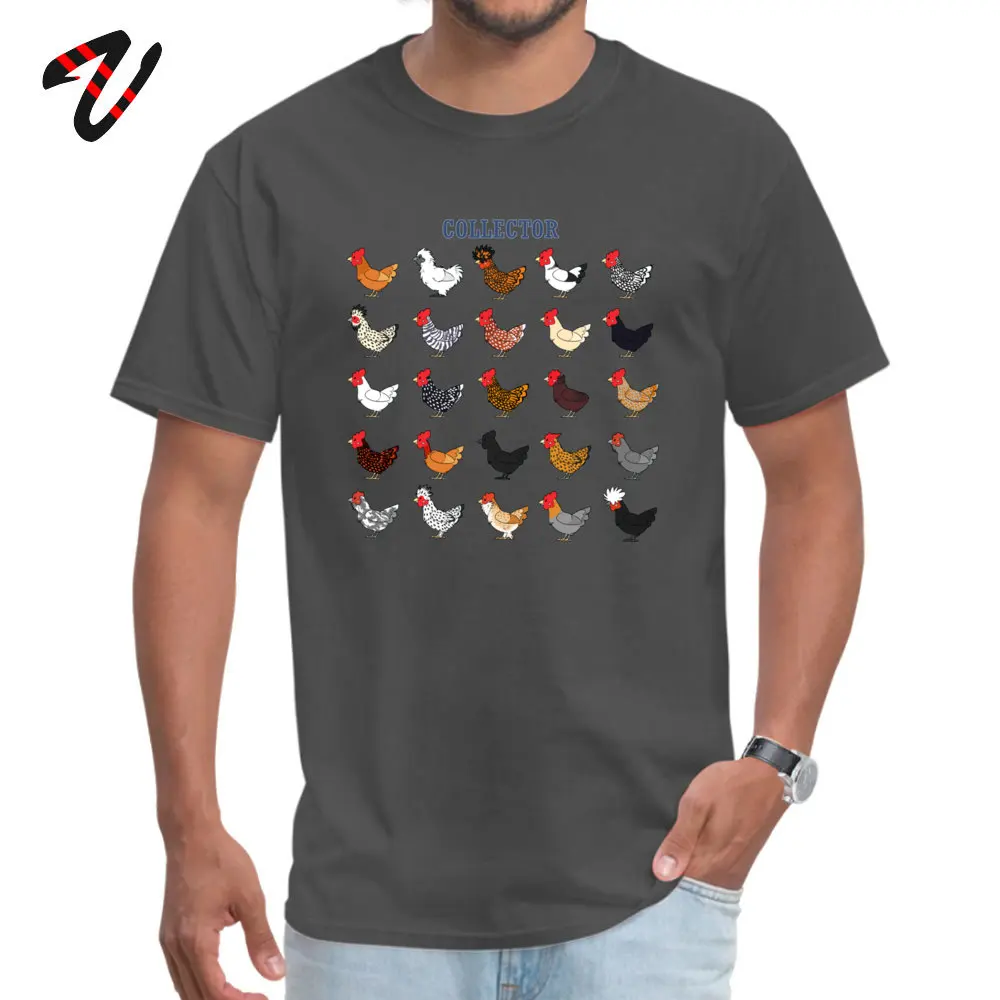 Последние мужские футболки курица коллектор печатных на футболки Твин Пикс Slash рукавом Индивидуальные круглый воротник