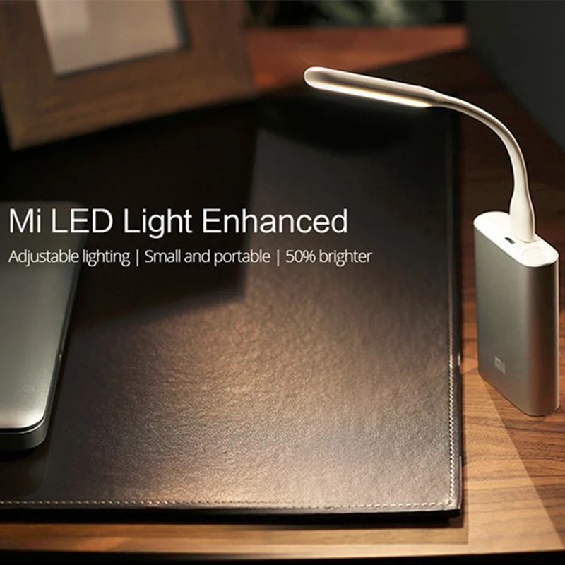 Новый оригинальный портативный USB светодиодный светильник Xiaomi Mijia с