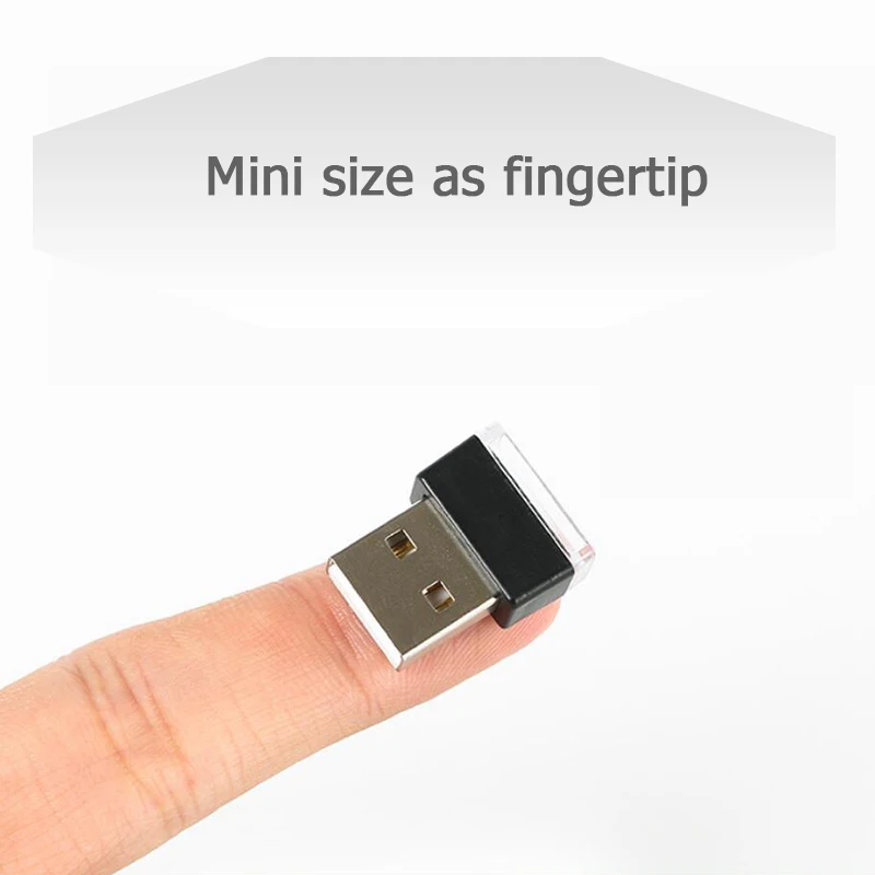 CNSUNNYLIGHT Car LED Atmosphere Lights With USB Sockets Decorative lights Interior Light Car Foot Lamp Universal Play and Plug (5)