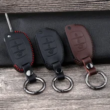 Кожаный чехол для дистанционного ключа для Hyundai Tucson Creta ix25 ix35 i20 i30 HB20 Elantra Verna Mistra
