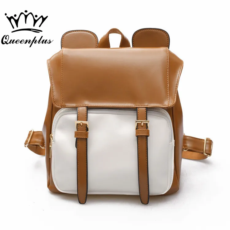 Original design 2017 vintage casual leather school bags soft cover high quality hotsale women candy clutch