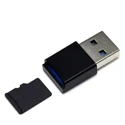 Портативный мини Высокое скорость USB 3,0 порты и разъёмы микро-sd SDXC TF Card Reader Адаптер для Windows Mac OS