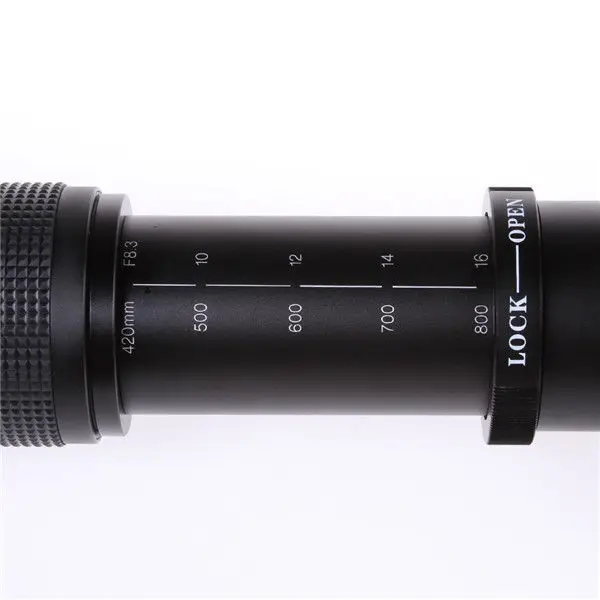 420-800Mm F/8.3-16 Telephoto Zoom Lens For Canon Pentax Sony Dslr Cameras