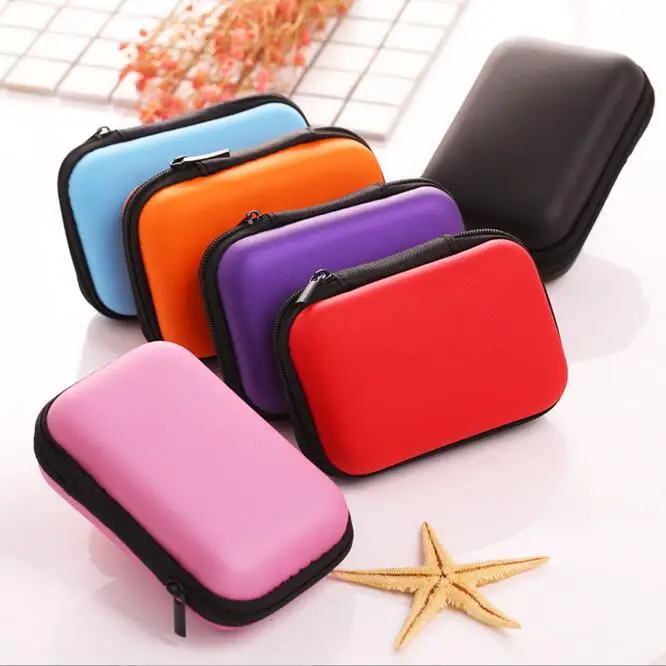 

1PC Creative New EVA Stationery Clips Storage Box Coin Headphones Notes USB Cable Desk Organizer Bag Holder For Men Women