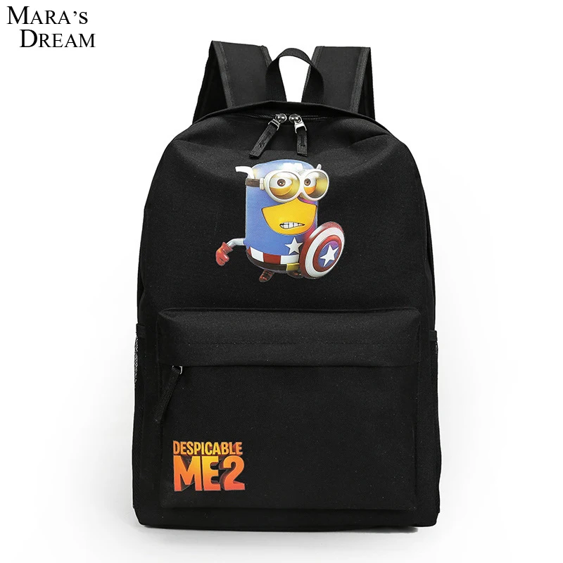 

Mara's Dream Vintage Retro Character Printing Backpack 2017 Women's Canvas Travel Backpack For Teenage Girls Rucksacks