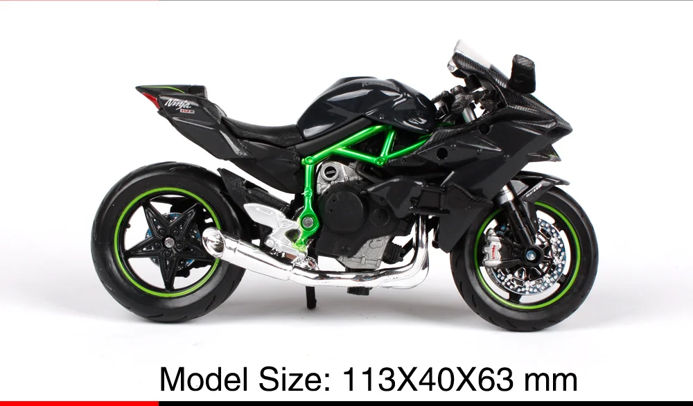 MAISTO 1:18 Kawasaki Ninja H2 R H2R MOTORCYCLE BIKE DIECAST MODEL NEW IN BOX 