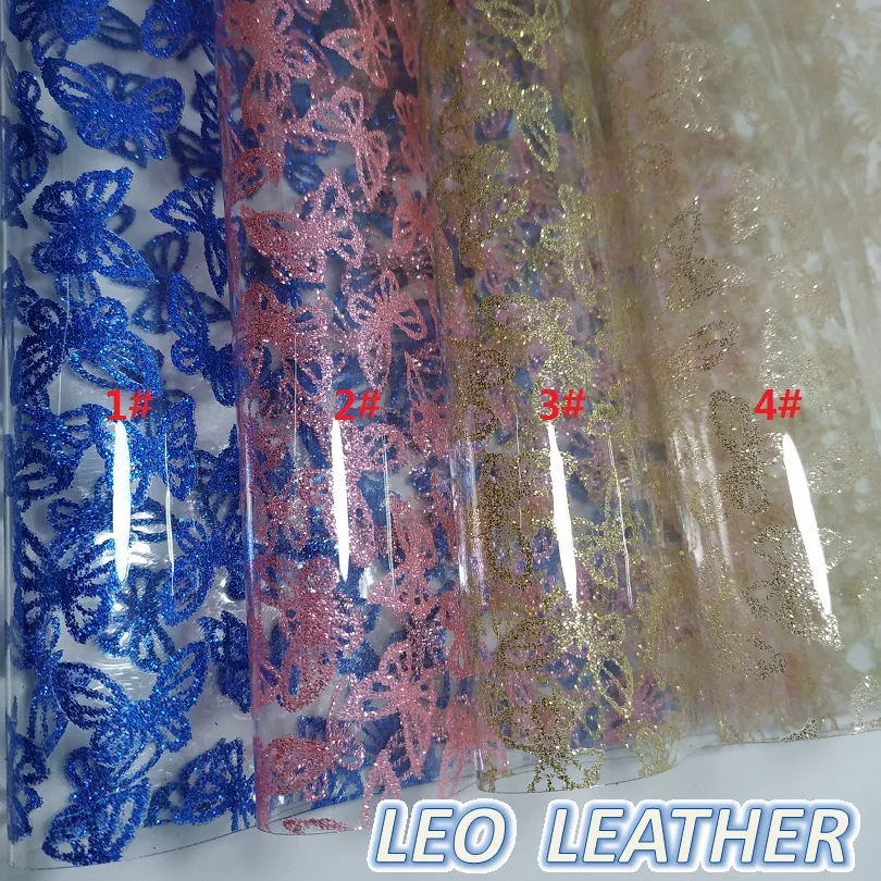 

1PCS 21X29CM Synthetic Leather, Printed Butterfly PVC Leather For DIY Accessories 8S98B