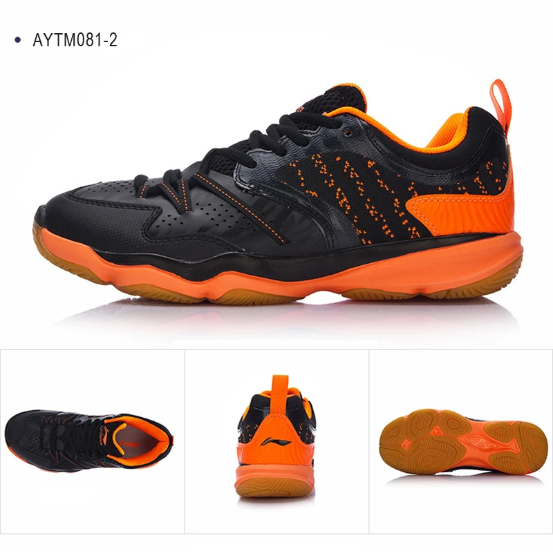 Li-Ning/мужская повседневная тренировочная обувь для бадминтона; дышащие кроссовки; износостойкая спортивная обувь с подкладкой; AYTM081 XYY051