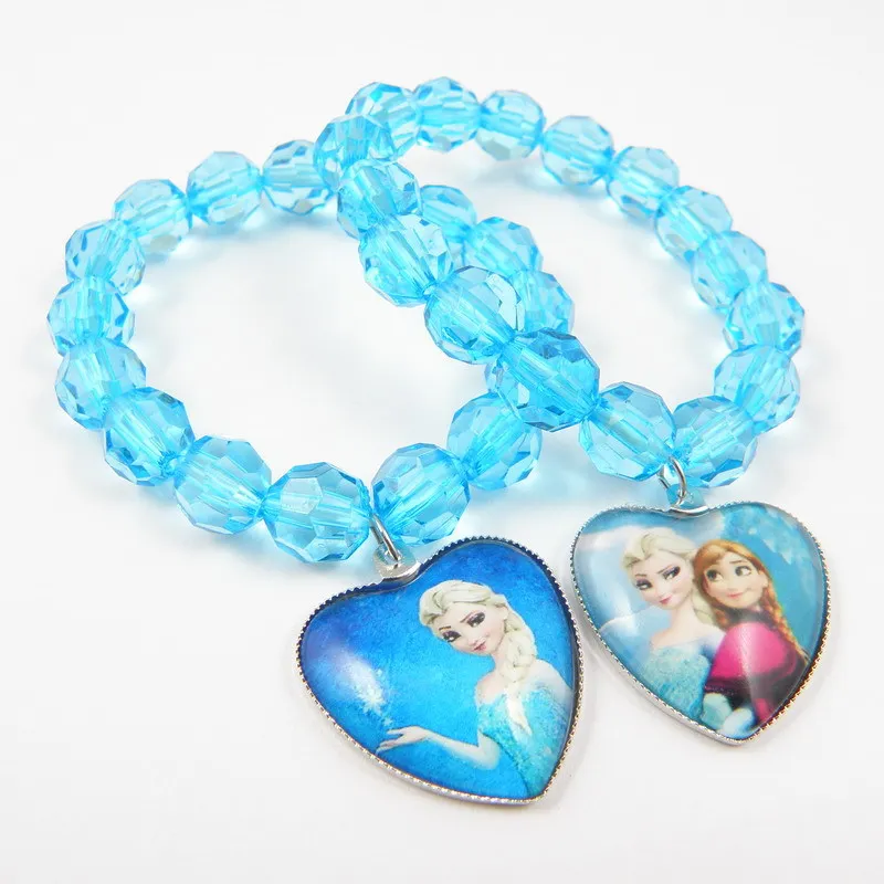 10pcs/lot Pearl Candy Princess Series Kids Bracelet Armband Chain Kids