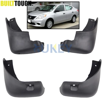 

Molded Mud Flaps For Nissan Versa Sedan 2012-2017 Latio Almera (AU) Splash Guards Mudflaps Front Rear Fender 2013 2014 2015 2016
