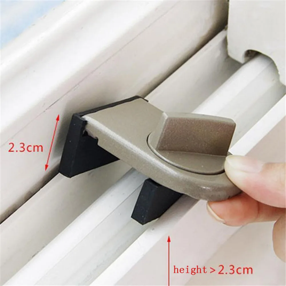 1Pc Window sliding door Baby Safety Lock Doors security Anti theft lock sliding sash Stopperin