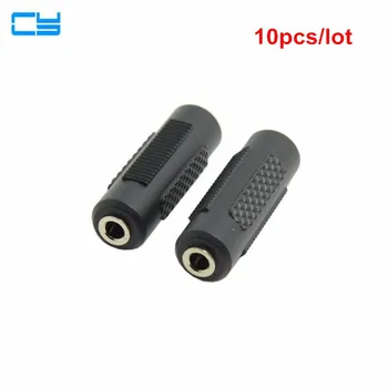 

10pcs/lot Stereo 3.5mm Female to 3.5 mm Female Audio Extension Adapter Coupler extender