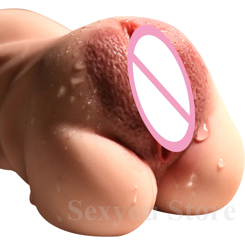 Силиконовые Реалистичные вагины поддельные задницы на ощупь 3D секс куклы для