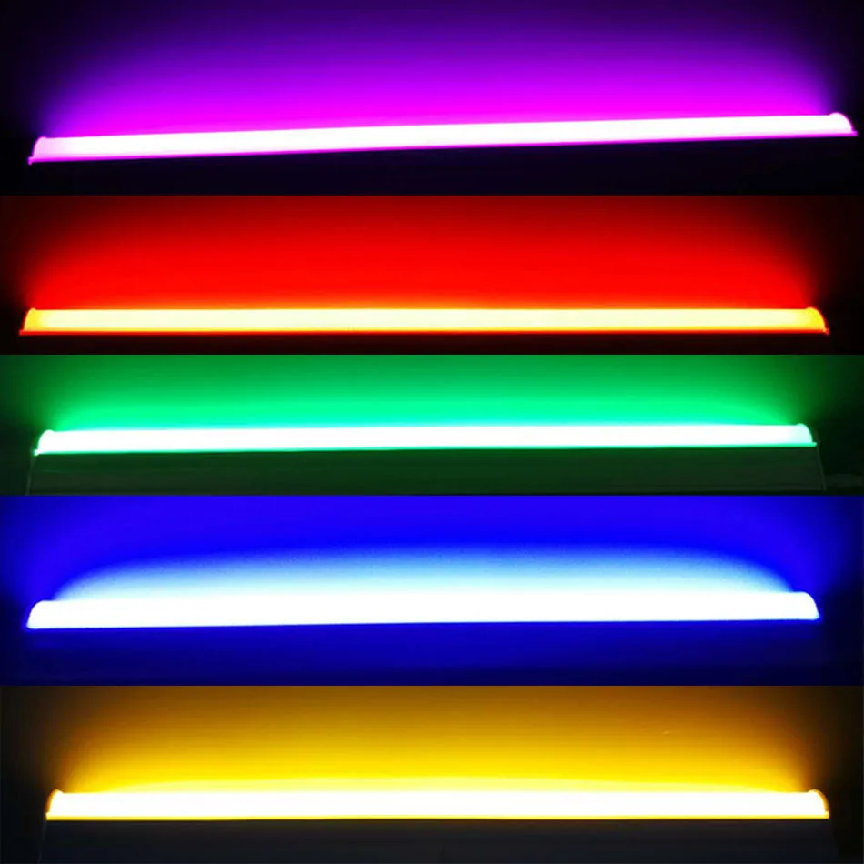 lâmpadas de led de bulbo e de tubo