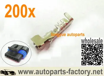

longyue autoparts 200pcs universal female connector terminals case for MAF sensor & Idle Motor & Air Temp IAT sensor