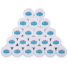 Deli 3143 кассовый аппарат рулон бумаги 80*80 мм термобумага 40 рулонов для POS машины термопринтер бизнес товары для дома