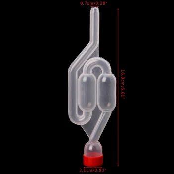 

2Pcs Air Lock Bubble Grommet Exhaust Water Seal Valve with Cork Beer Wine Making Mar28
