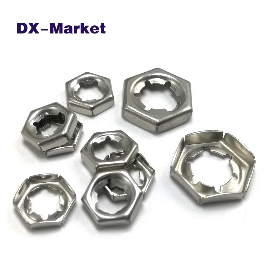 m6 m8 m10 m12 m14 m16 m20 Self Locking stamping nuts , 304/316