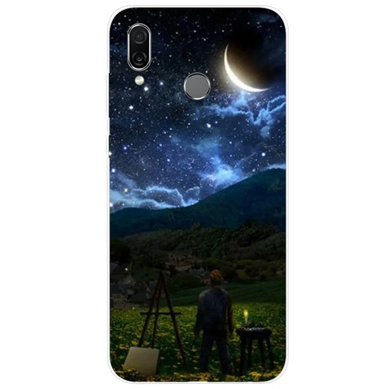 Chic Floral & Animal Print Soft TPU Silicone Case for Huawei Honor Play - 6.3 Protective Phone Cover