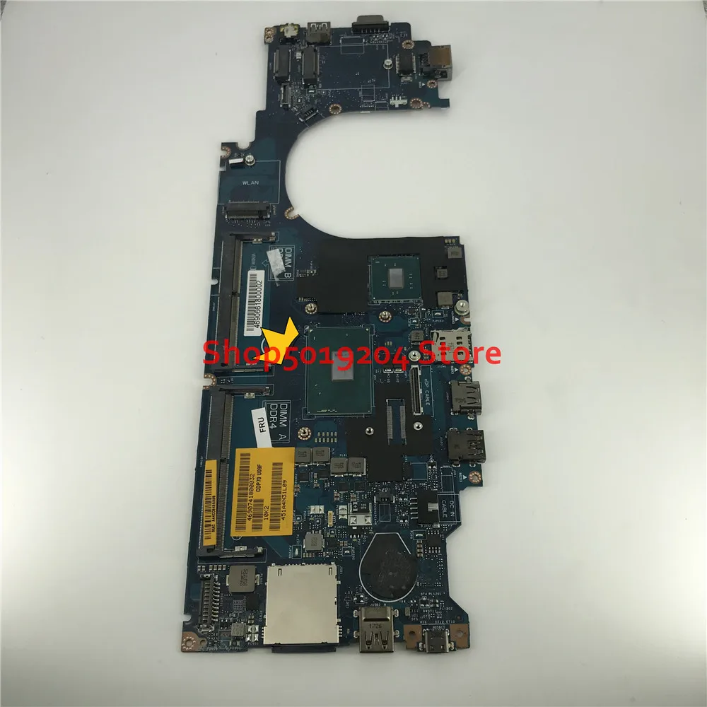  For DELL Latitude E5480 Laptop motherboard SR32N I7-7820HQ CDP70 LA-E141P mainboard tested