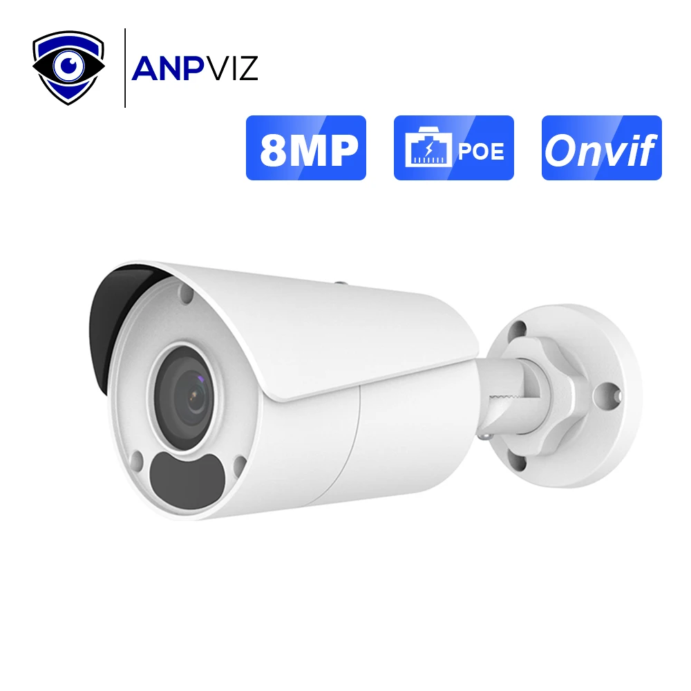 

Uniview(Hikvision Compatible) 8MP Bullet IP Camera PoE Onvif Home/Outdoor CCTV Security Surveillance Night Vision IPC-UNB180W