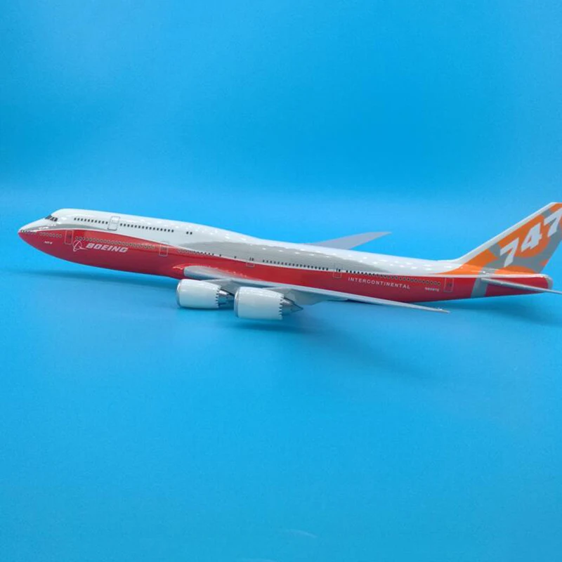 47 см 1:150 самолет Boeing B747-8 прототип самолета Модель с базой самолета Самолет коллекционный дисплей игрушка Коллекция