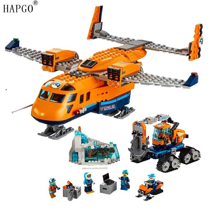 

Newest City Set Arctic Supply Plane Compatible With Legoingly City 60196 Buliding Block Model Toys For 7-12 Boys Christmas Gifts