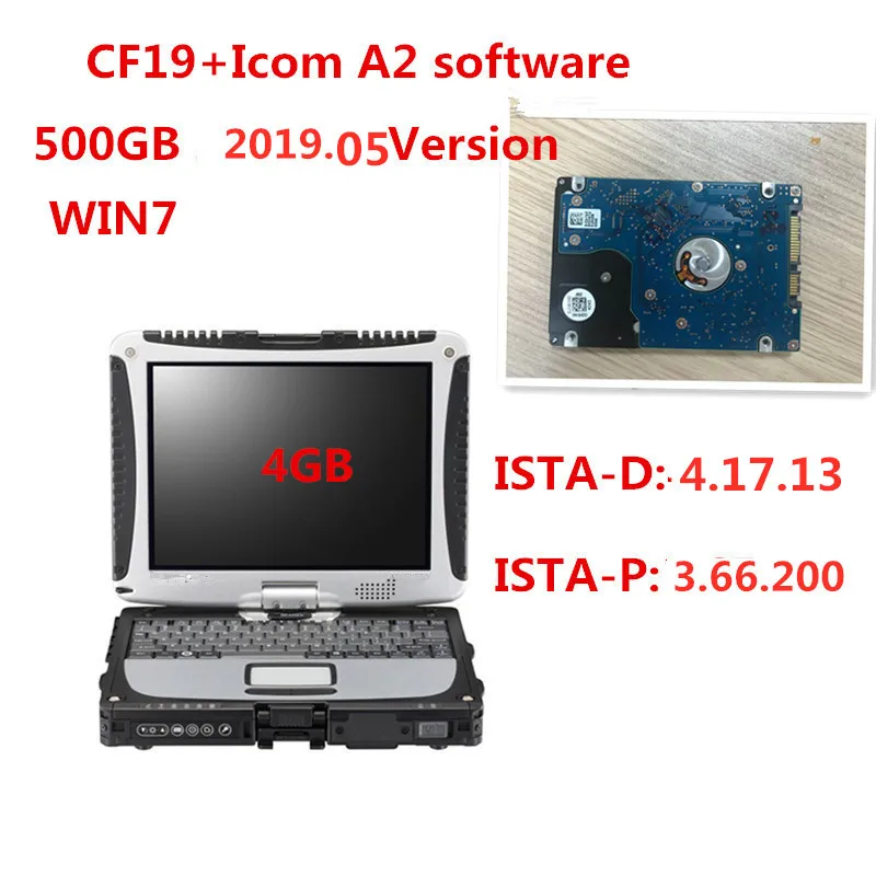 

2019.05 for BMW ICOM A2 b c Software in 500GB HDD Native Software with CF19 Laptop for ICOM ISTA/D (4.15) & ISTA/P(3.66)