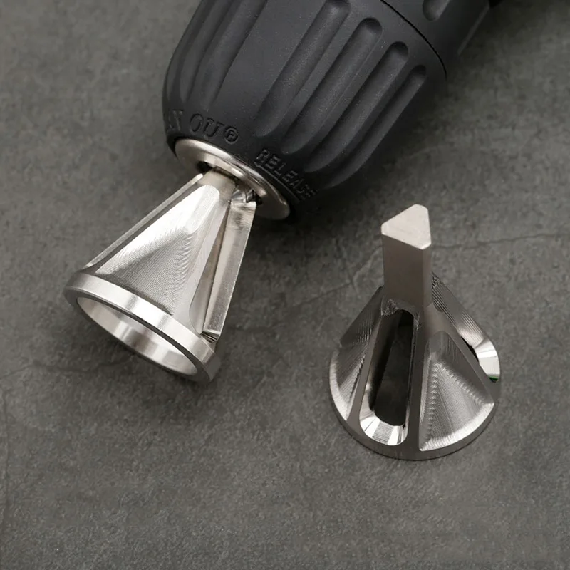 Stainless Steel Hex Shank Drill Bit Tool Deburring External Chamfer Remove Burr Repairs Tools WWO66