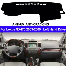 TAIJS приборной панели автомобиля крышка тире коврики для Lexus GX470 2003 2004 2005 2006 2007 2008 2009 приборной коврик анти-скольжения Анти-УФ