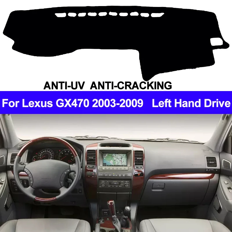 Коврик TAIJS для приборной панели автомобиля коврик Lexus GX470 2003 2004 2005 2006 2007 2008
